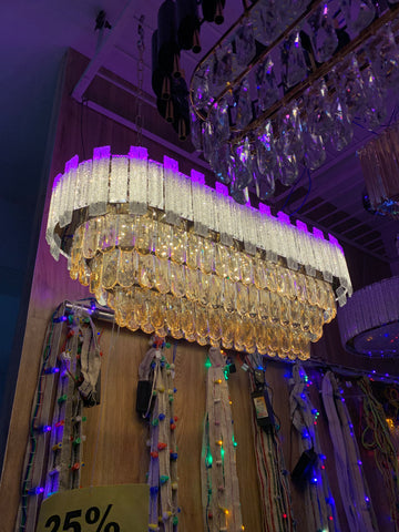 Modern Crystal Chandelier | Oval (800X300)MM, [D6580]