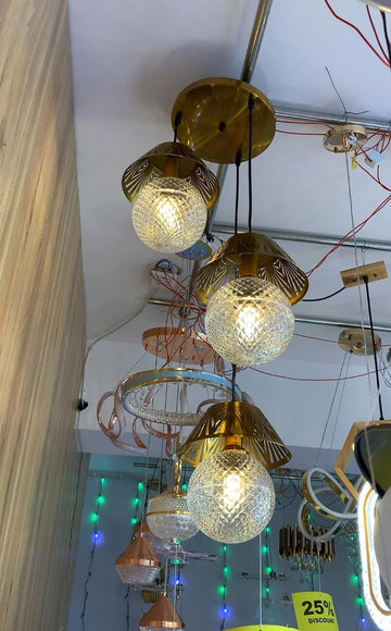 LED Hanging 3 light Model, Easily Adjusted to Your Preferred Height